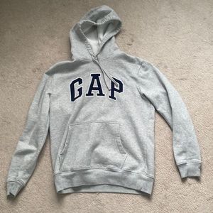 men’s grey gap hoodie